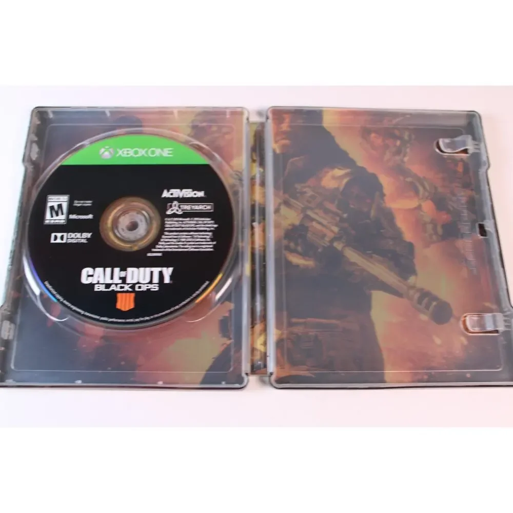 Call of Duty Black Ops 4 Steelbook Microsoft Xbox One 2018 Video Game